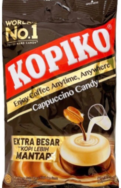 KOPIKO 咖啡糖 卡布奇諾風味, 1個, 咖啡糖+牛奶 175g, 175g