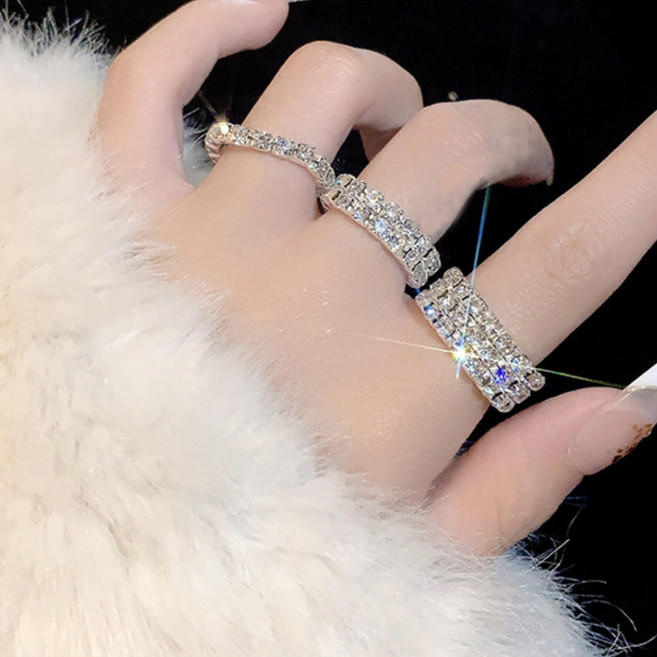 리온다 3종세트 밴딩 지르코니아 큐빅 반지