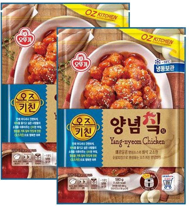 [오뚜기] 오즈키친 양념치킨, 2개
