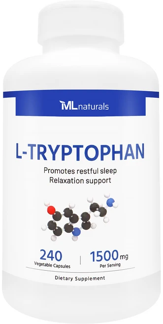 [미국빠른직구] 신제품 마이라이프 내추럴스 L-트립토판 1500mg, 1개, 240정 - 쿠팡