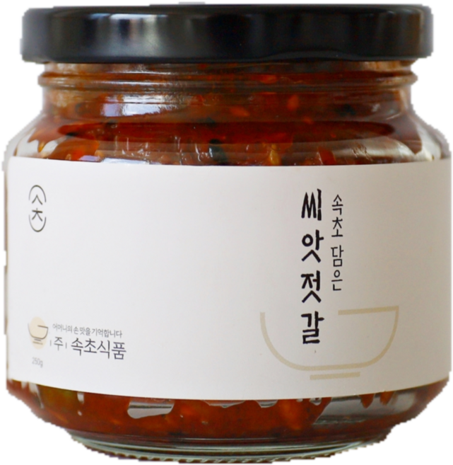 속초식품 속초 담은 씨앗젓갈, 250g, 1개