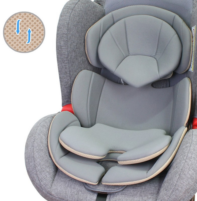 오토팬시 유모차 카시트 라이너 듀얼 이너시트 유아승용물 쿠션세트 신생아패드, 11.풀세트형 이너헤드보조 애쉬그레이, 1개