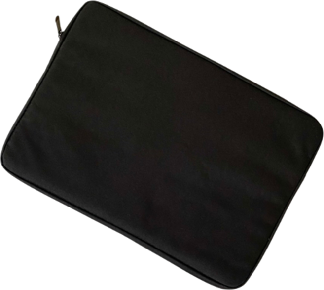 언더프 솔리드 노트북 파우치, 블랙, 1개
