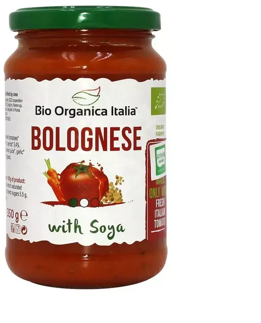 오가닉 볼로네제 파스타 소스 350g 토마토 스파게티 고기파스트 바질, 1개
