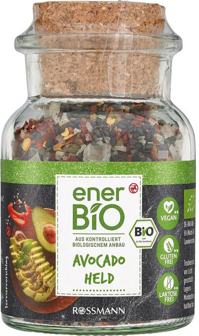 독일 에너바이오 Ener BIO Avocado seasoning 아보카도 히어로 시즈닝, 8개, 75g