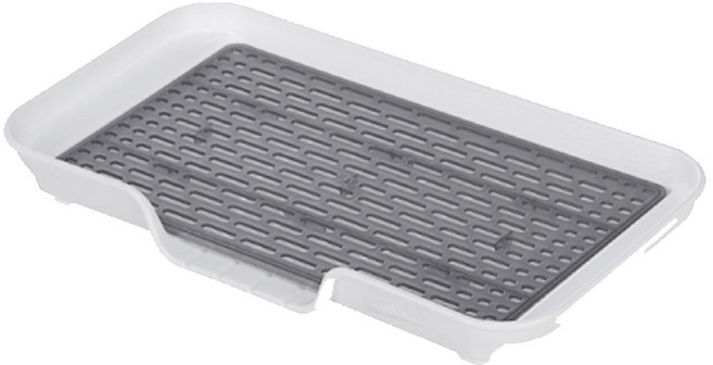 KEYWAY 聯府 新式瀝水盤 D306 廚房收納盤 餐具瀝水架 台灣製, 白色, 1個