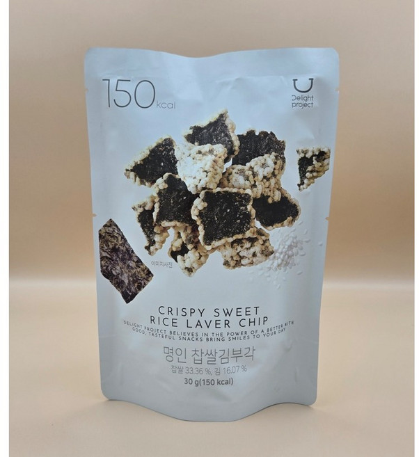 딜라이트 프로젝트 명인 찹쌀 김부각, 30g, 7개