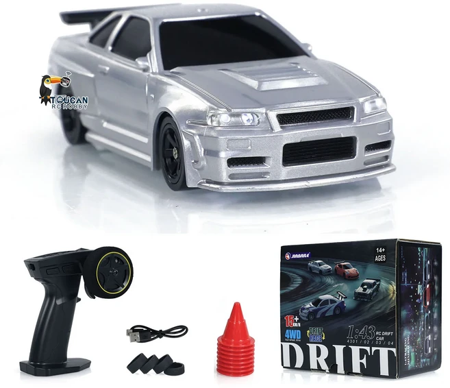 2025 새로운 RC 미니 장난감 RTR 1/43 고속 자동차 2.4G 4WD 드라이브 라디오 컨트롤 레이싱 표류 자동차, 13 4304