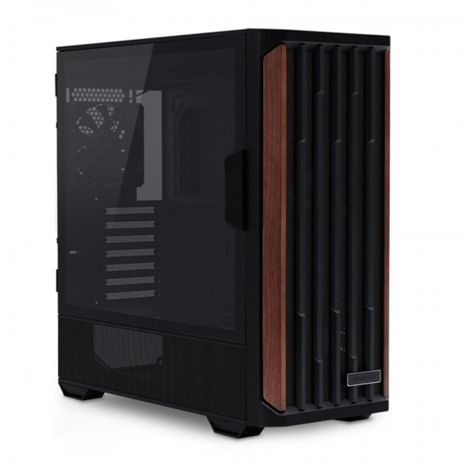 앱코 SUITMASTER 리얼우드 미들타워 컴퓨터케이스 블랙, 1개, MF360