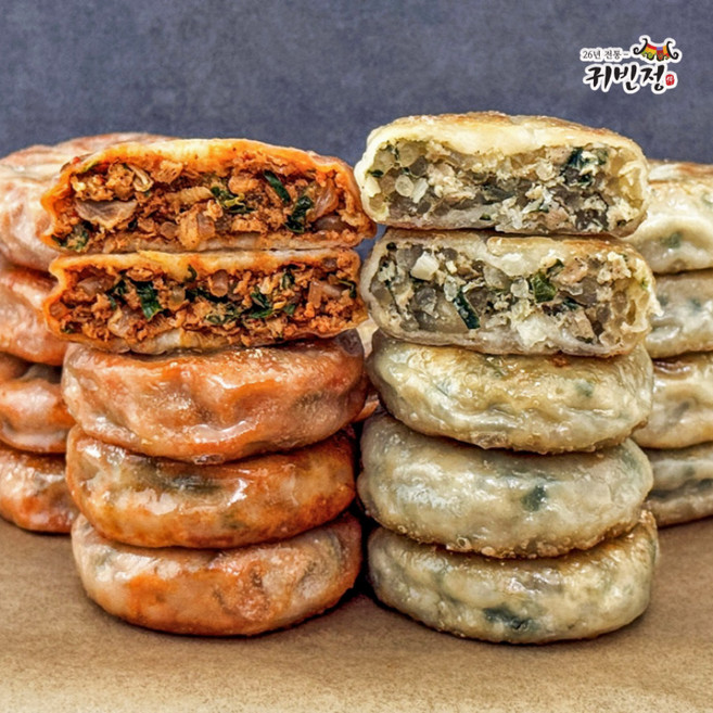 줄서는맛집 우리밀 왕 호떡만두 야채듬뿍 든든한 간식 간편조리음식 420g 2봉, 김치호떡만두. 420g . 2봉, 1개