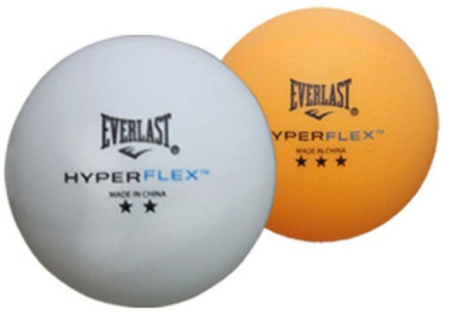 에버라스트 탁구공 탁구 용품 연습구 3성 탁구볼 12입, 흰색, 1개