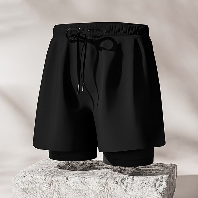 미니멀 투인원 스윔팬츠 헬스복 러닝 바지 남자 운동복