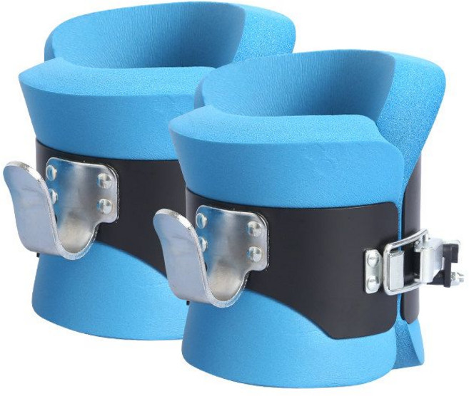 머슬피크 프리앵글 철봉 치닝디핑 가정용 턱걸이 홈트기구 운동기구, 4. 도톰블루(2m어시스트밴드 증정)