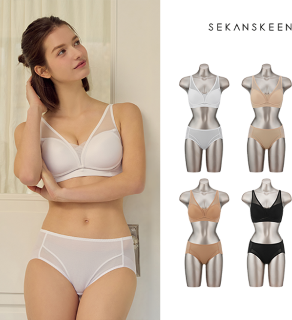 세컨스킨 데일리 보정 브라팬티 4세트(VER.1)