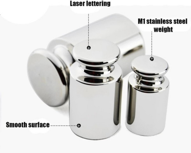 1G-100G 그램 Nauwkeurige Kalibratie 세트 크롬 도금 Schaal Gewichten Voor Thuis Keuken 도구 1-, 01 100g 1pcs, 1개