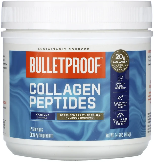 몸관리하세요 겨울입니다 BulletProof 콜라겐 펩타이드 바닐라 405g(14.3oz) 특별관리진행, BulletProof콜라겐펩타이드바닐라405g143oz, 405g, 1개 - 쿠팡