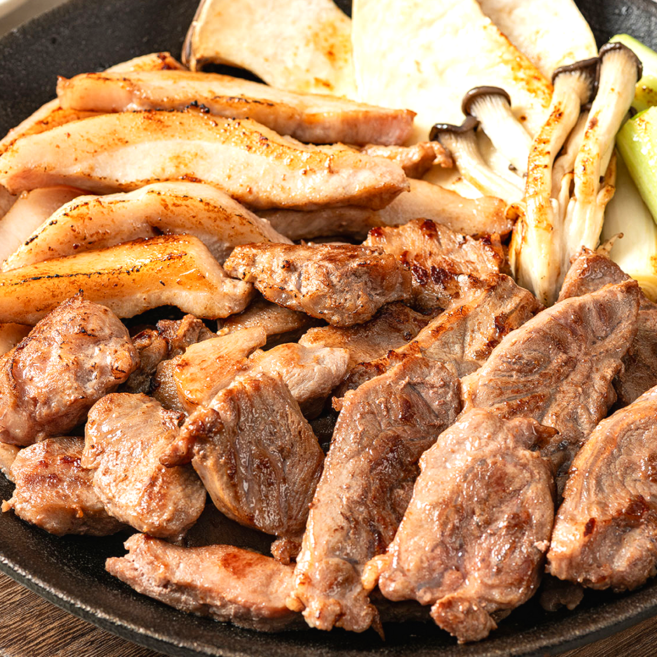 캠핑용 가정용 쫄깃한 돼지 뒷고기 모둠 특수부위 (항정살 관자살 볼살), 4개, 500g