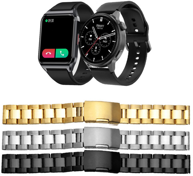 에코너 렉쏘N3 스마트워치 N1 스트랩 메탈 덮개버클 호환줄, 3. ME06GD20 골드