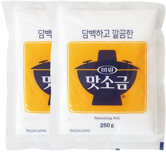 미원 맛소금, 250g, 2개