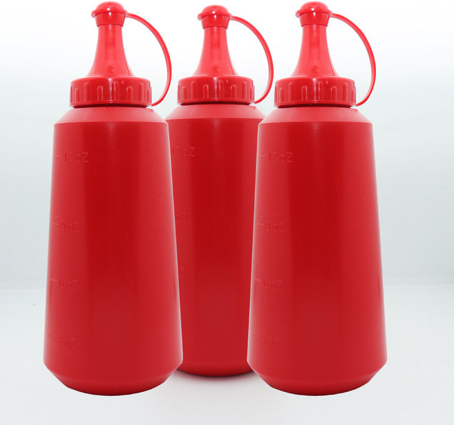 업소용 초고추장병 3입 식당 업소 용기, 1세트, 595ml