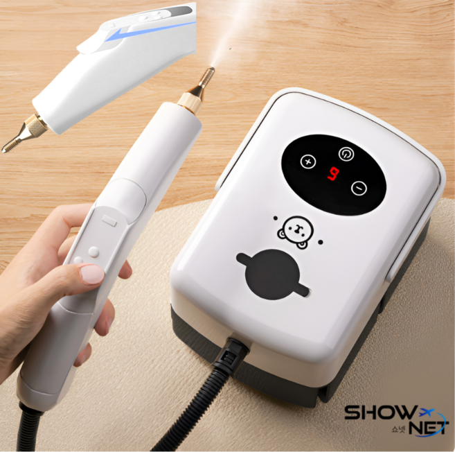 쇼넷 고온 스팀 청소기 고압 스팀기 살균기 기름때 분사기 세척기 핸디, 핑크