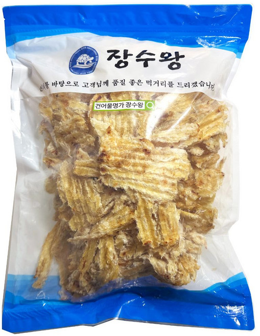 국내가공 구운 물메기살포구이 채 500g 1kg /어포채 물메기포 물메기채 마른안주, 1개