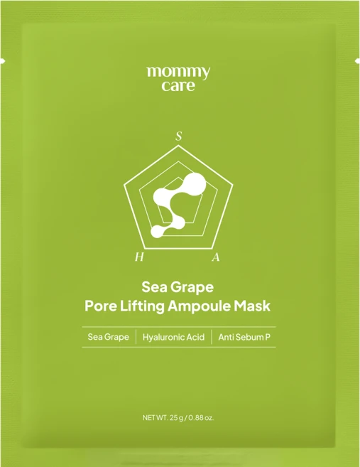 마미케어 바다포도 모공 앰플 마스크팩 25g, 1개, 7개입 - 쿠팡