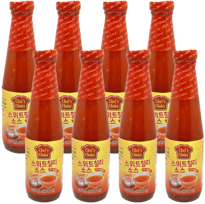쉐프초이스 스위트칠리소스 280ml, 8개