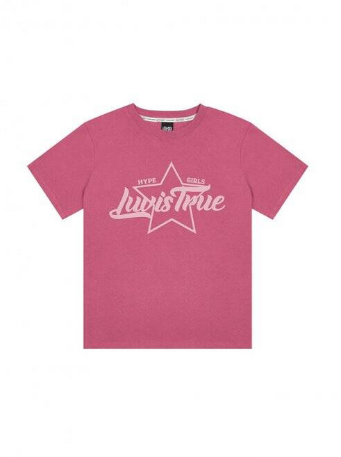 [국내정품] 러브이즈트루 반팔 DN STAR LOGO TEE(PINK) 186392