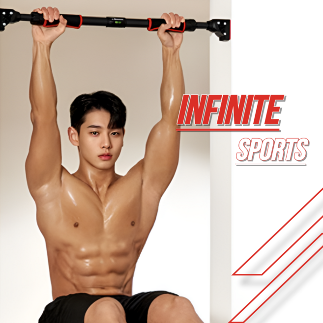 인피니티 풀업바 철봉 가정용 문틀 풀업바 턱걸이 실내 운동 기구 홈 방문, 인피니티 3세대 풀업바(72~90cm), 블랙