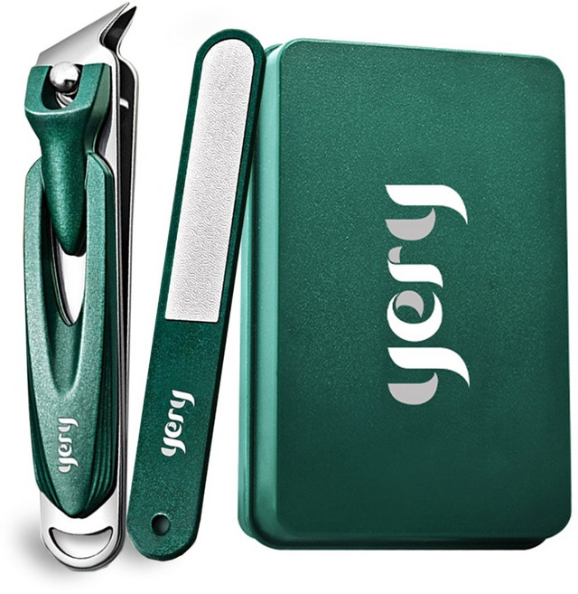 예리 손톱깎이 손발톱깎이 발톱깎이 두꺼운 발톱 깍기, 커브형, 1개