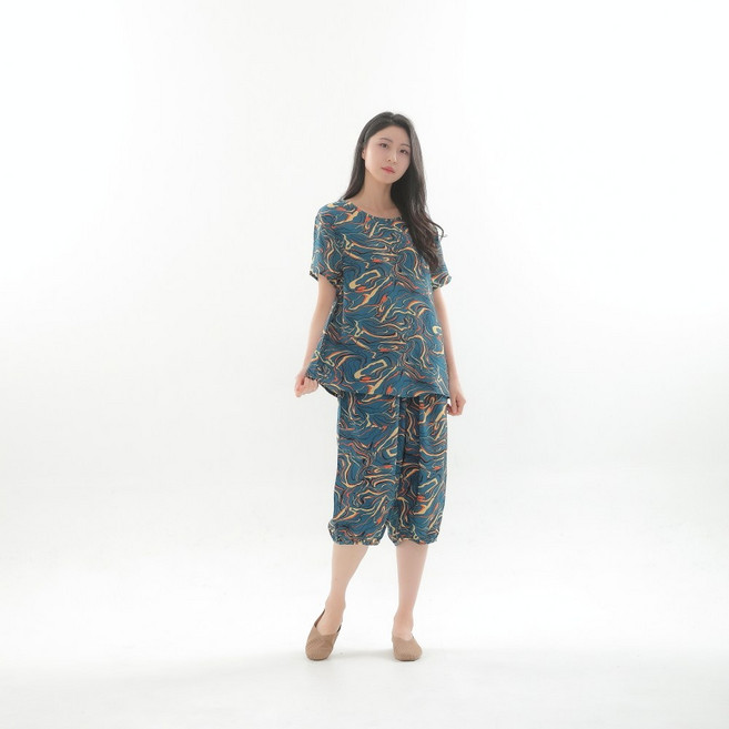 (인견총각) 국산인견 여성 시원한 상하세트 빅사이즈