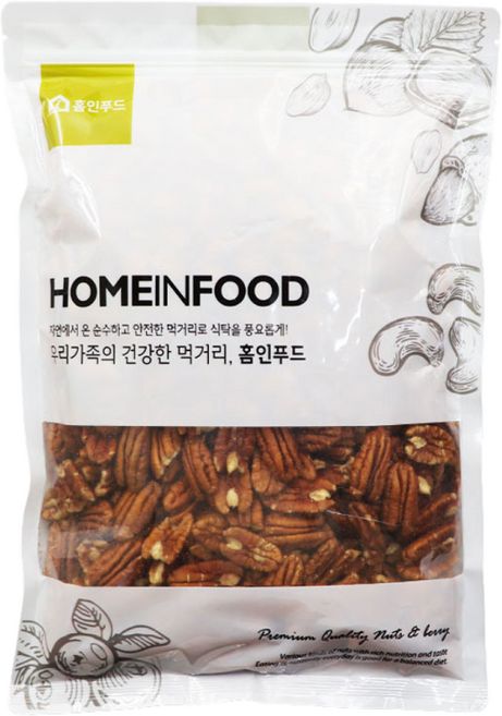 홈인푸드 생피칸, 1개, 1kg