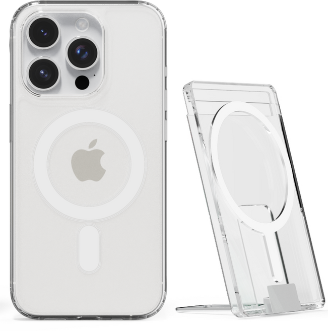 가꼬싶다 강력 맥세이프 케이스 + 2장 수납 투명 카드지갑