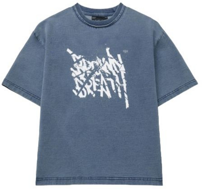 국내매장판 브라운브레스 키즈 반팔티 KIDS TAG JERSEY DENIM TEE - BLUE KLMMST010BL 395131