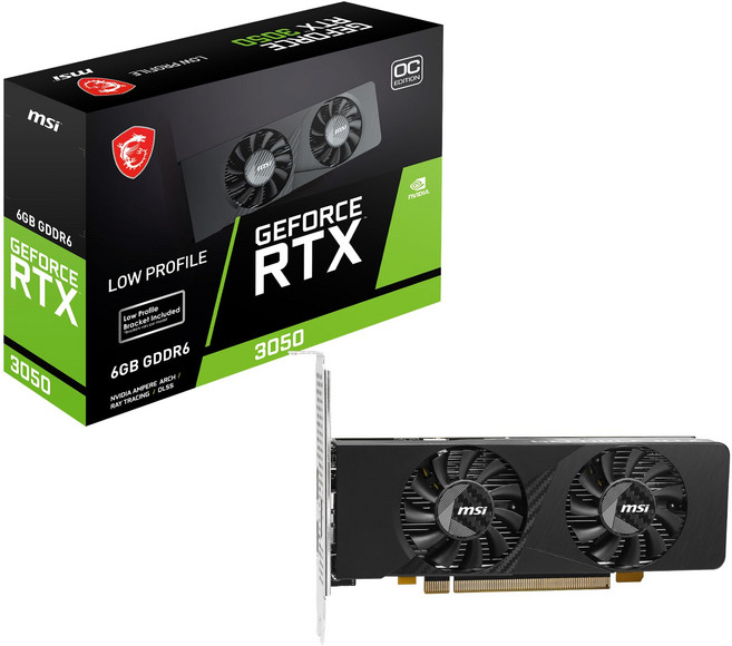 MSI GeForce RTX 3050 LP E 6G OC 그래픽 보드 VD9314, 상세페이지 참조
