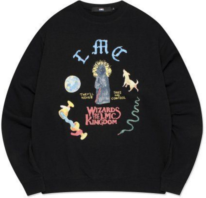 lmc CRAYON WIZARD SWEATSHIRT black