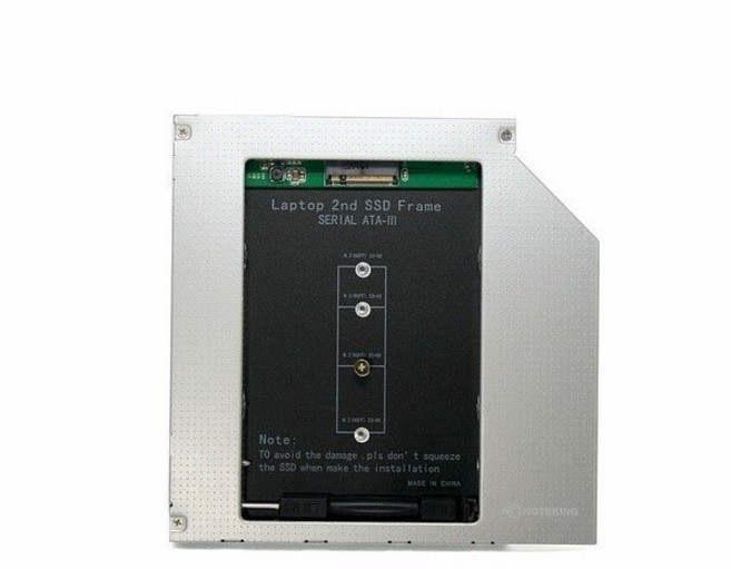 NGFF M.2 SSD 9.5mm SATA 멀티 부스트 듀얼 하드베이 노트킹 9mm M.2 SATA 부스트