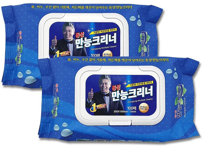 동성 만능크리너 캡형 100매 5개 kfo+9671hI