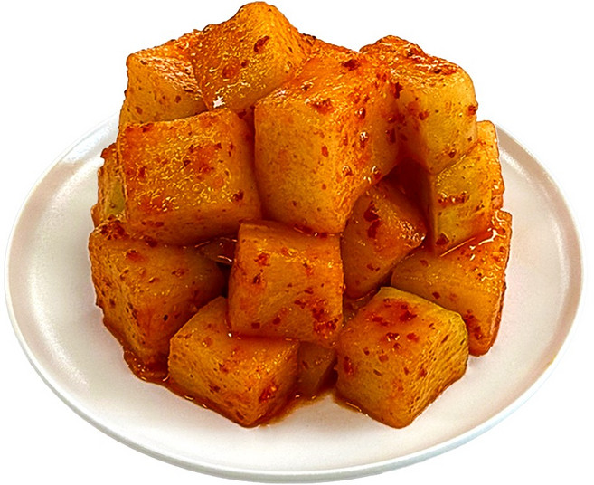 태백하늘 깍두기 국산100%(무료배송), 3kg, 6개