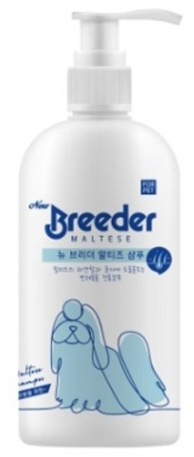 뉴 브리더 반려동물 화이트샴푸(백모용) 500밀리리터, 1개