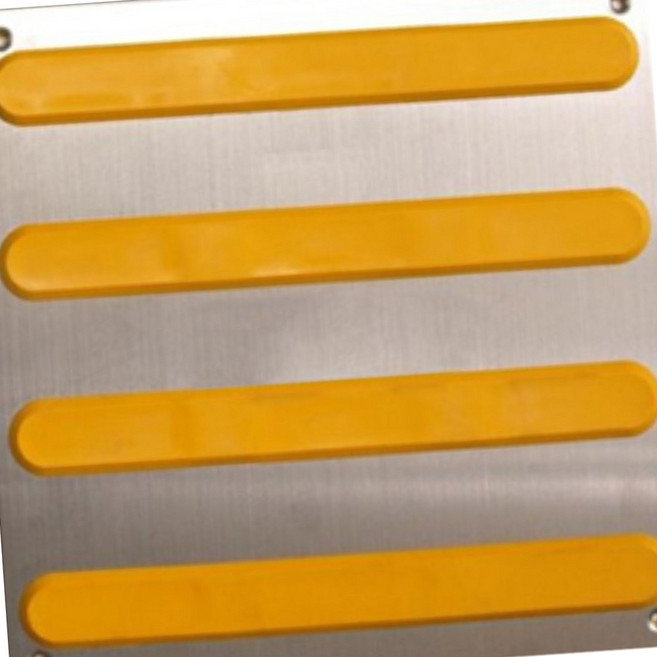 고내구성 스텐 시각장애인 점자 블럭 블록 타일 선형 300x300 점자블럭 유도타일