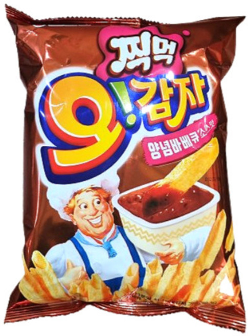 오리온 오감자 양념바베큐맛 75g 16개입, 16개