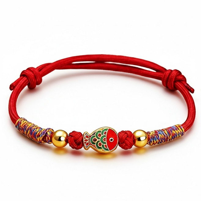 빨간색 잉어 커플 팔찌 행운 재물운 액막이 선물