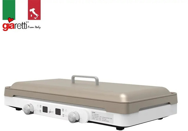 Giaretti 多功能電烤盤，雙區獨立溫控，IH加熱技術, 1個, 1