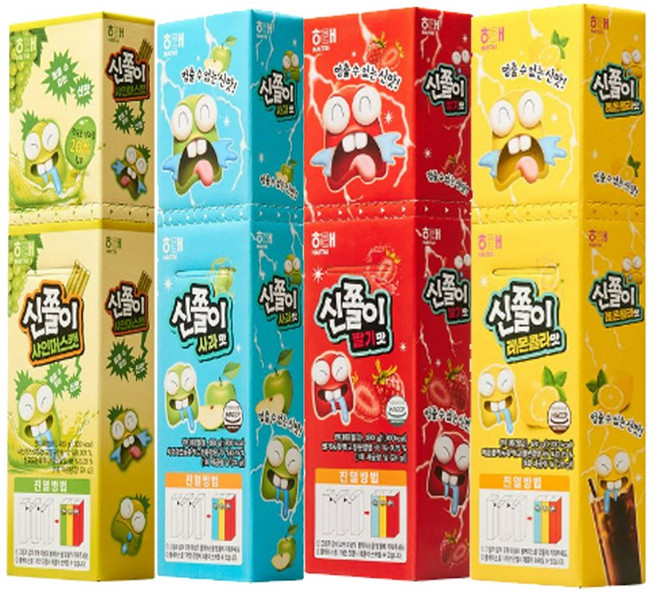 신쫄이 24g(사과 20개+딸기 20개+레몬콜라 20개+샤인머스켓 20개), 24g, 1세트