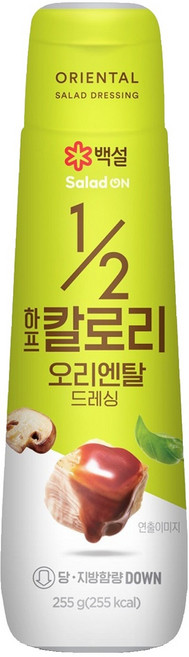 백설 하프칼로리 오리엔탈 드레싱, 255g, 1개