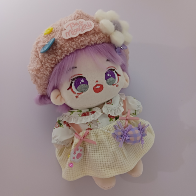 티니숲속 20cm 솜인형 라라 뼈깅 아이돌 인형 무속성, 라라+가발+베레모리본원피스6종, 1개
