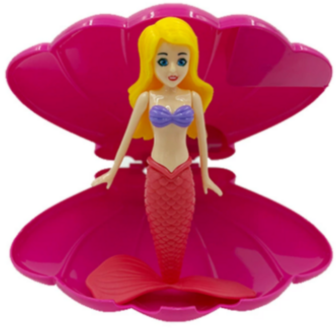 워터팝공주 인어공주 물속 회전 장난감 물놀이용품, 1개, 핑크, 285mm