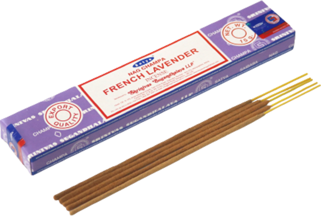 사티아 나그참파 인센스 스틱 70종 향피우기 슈퍼히트 머스크 샌달우드향, 18.프렌치라벤더(MUM)